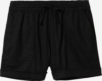 TOM TAILOR DENIM Regular Shorts in Schwarz: predná strana