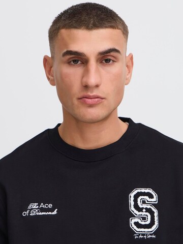 !Solid Sweater ' SDRIDLEY ' in Schwarz