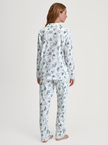 CALIDA Pyjama 'Swiss Resort'‌‌‌‌‌‌‌ in Blau