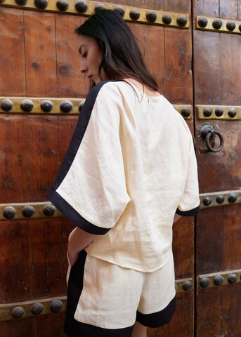 MANGO Blouse 'Morti' in Beige