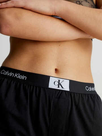 melns Calvin Klein Underwear Pidžamas bikses 'CK96'