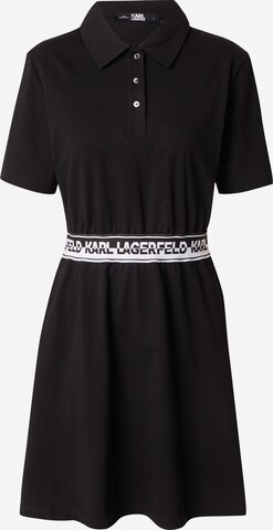 Robe Karl Lagerfeld en noir : devant