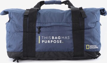 National Geographic Travel Bag 'Pathway' in Blue: front