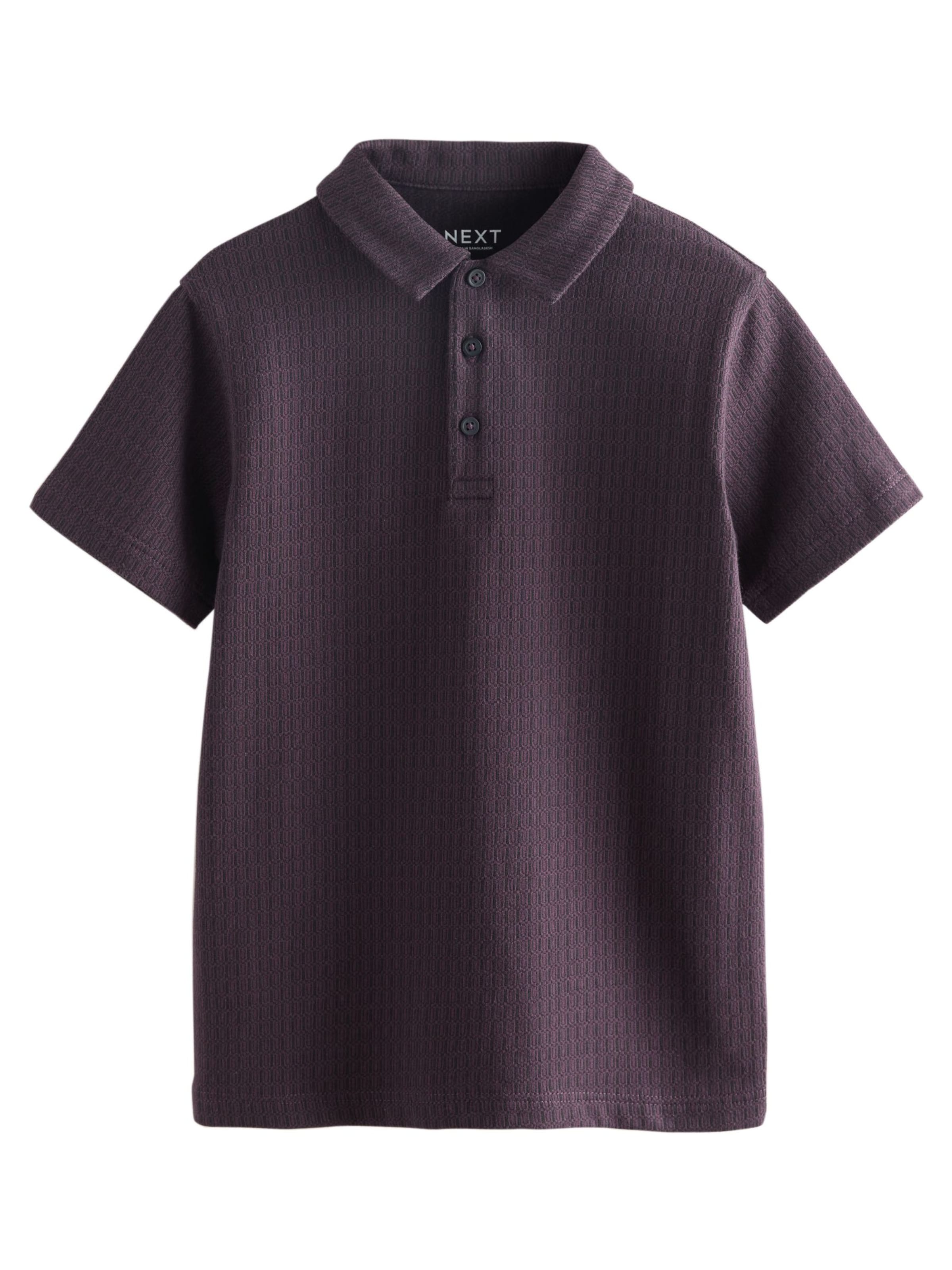 Next T-shirt i lila: framsida