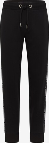 BRUNO BANANI Tapered Pants 'CARR' in Black: front