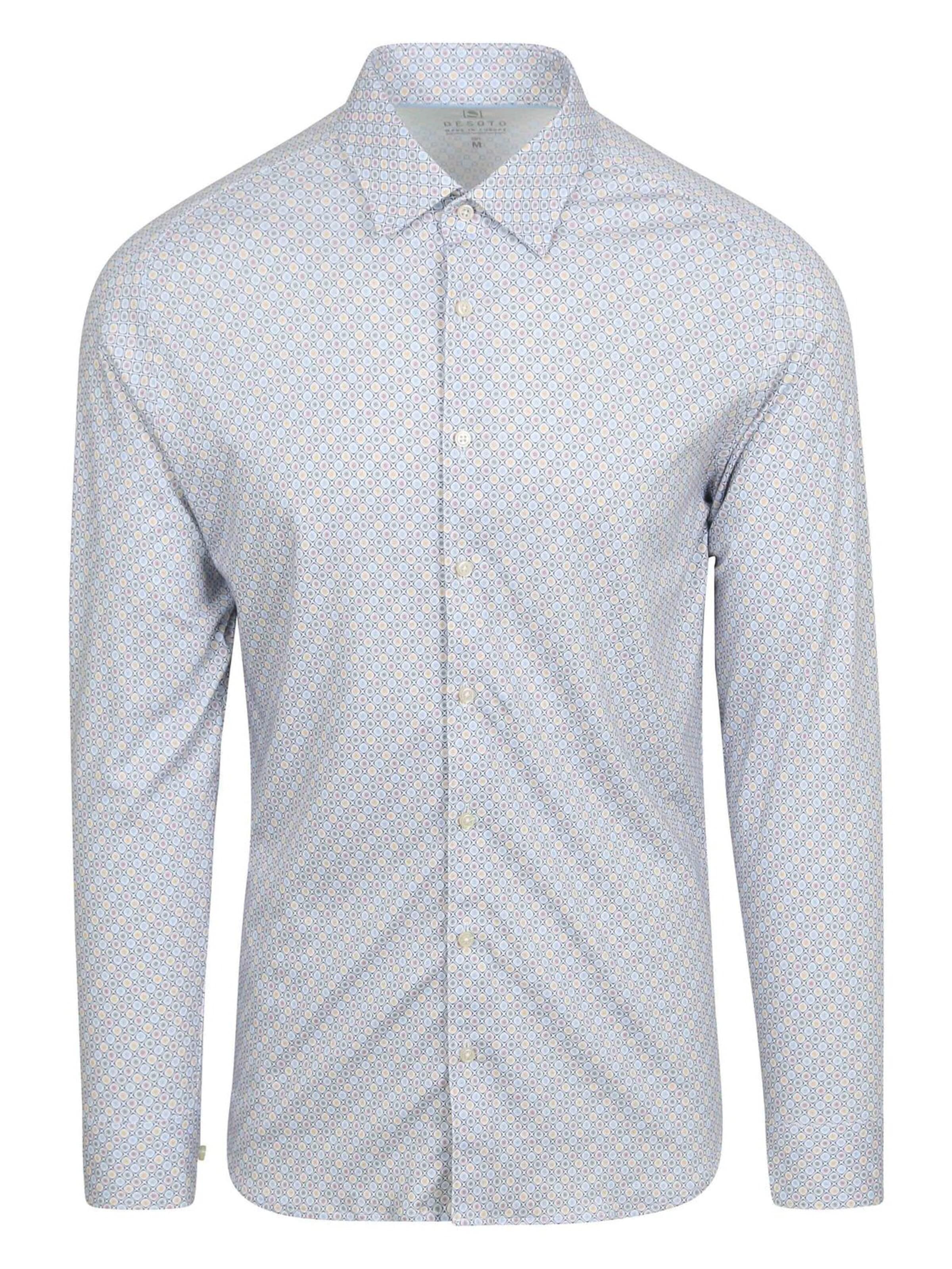 DESOTO Slim Fit Hemd‌‌‌‌‌‌‌‌‌‌ in Blau: Vorderseite