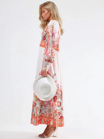 MSN Collection Obleka 'Maxi' | oranžna barva