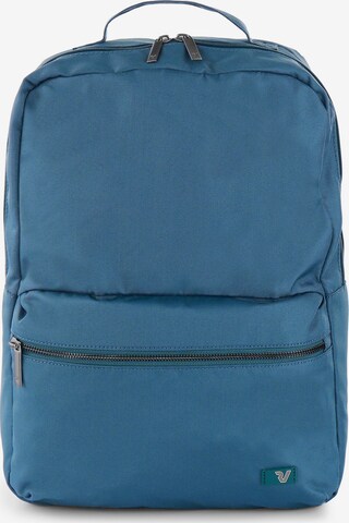 Roncato Backpack 'Brooklyn Revive' in Blue: front