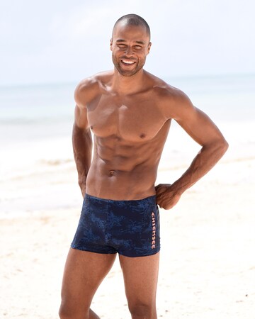 CHIEMSEE Swim Trunks in Blue: front