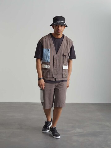 Gilet 'Pablo' ABOUT YOU x Benny Cristo en gris