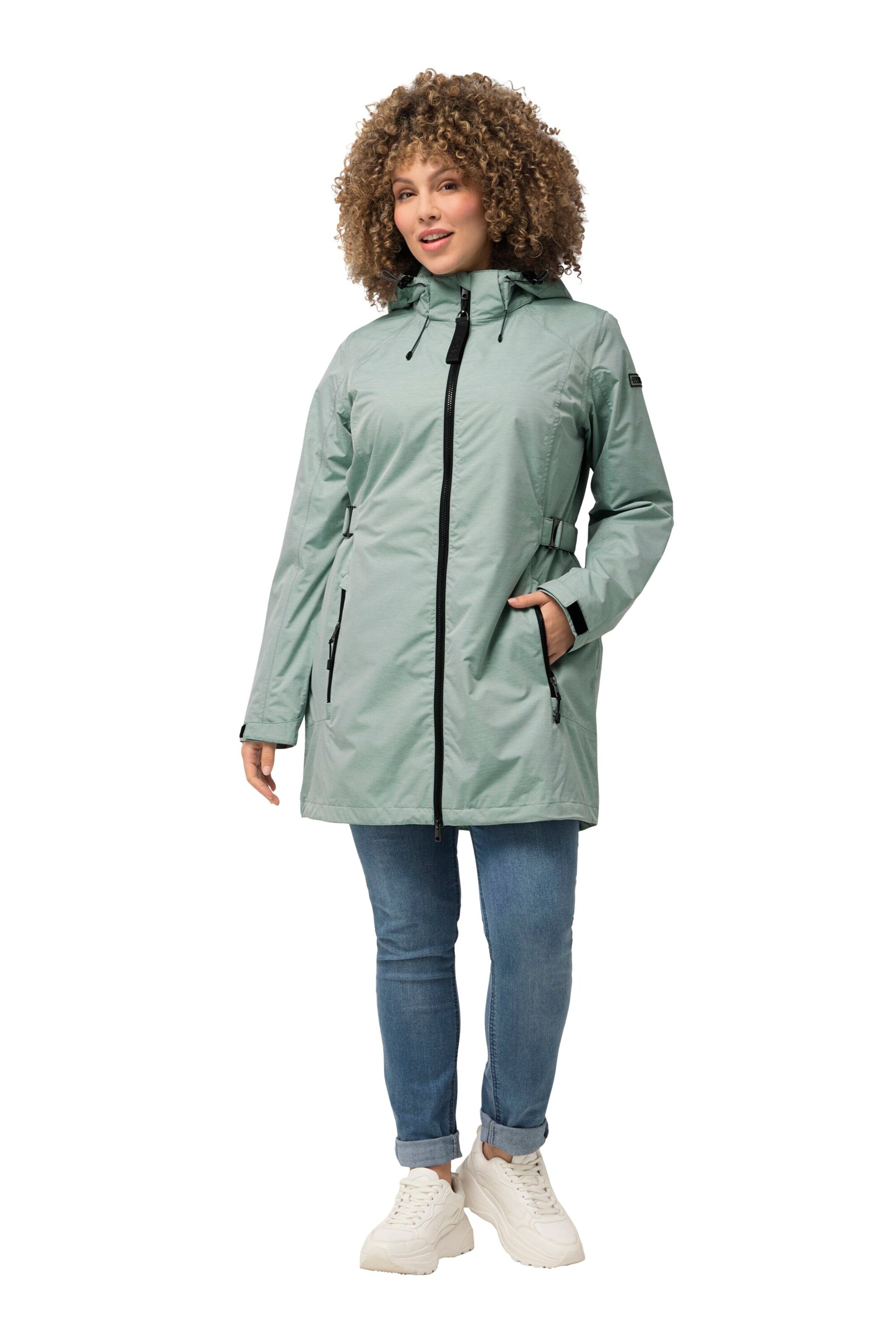 Ulla Popken Funktionsjacke in Blau