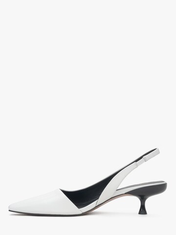 Estro - Zapatos destalonado '203-24101-19' en blanco