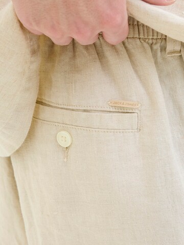 JACK & JONES Wide leg Chino 'JPSTBill JJLawrence' in Grijs