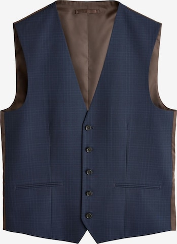 Next Suit vest in Blue: front