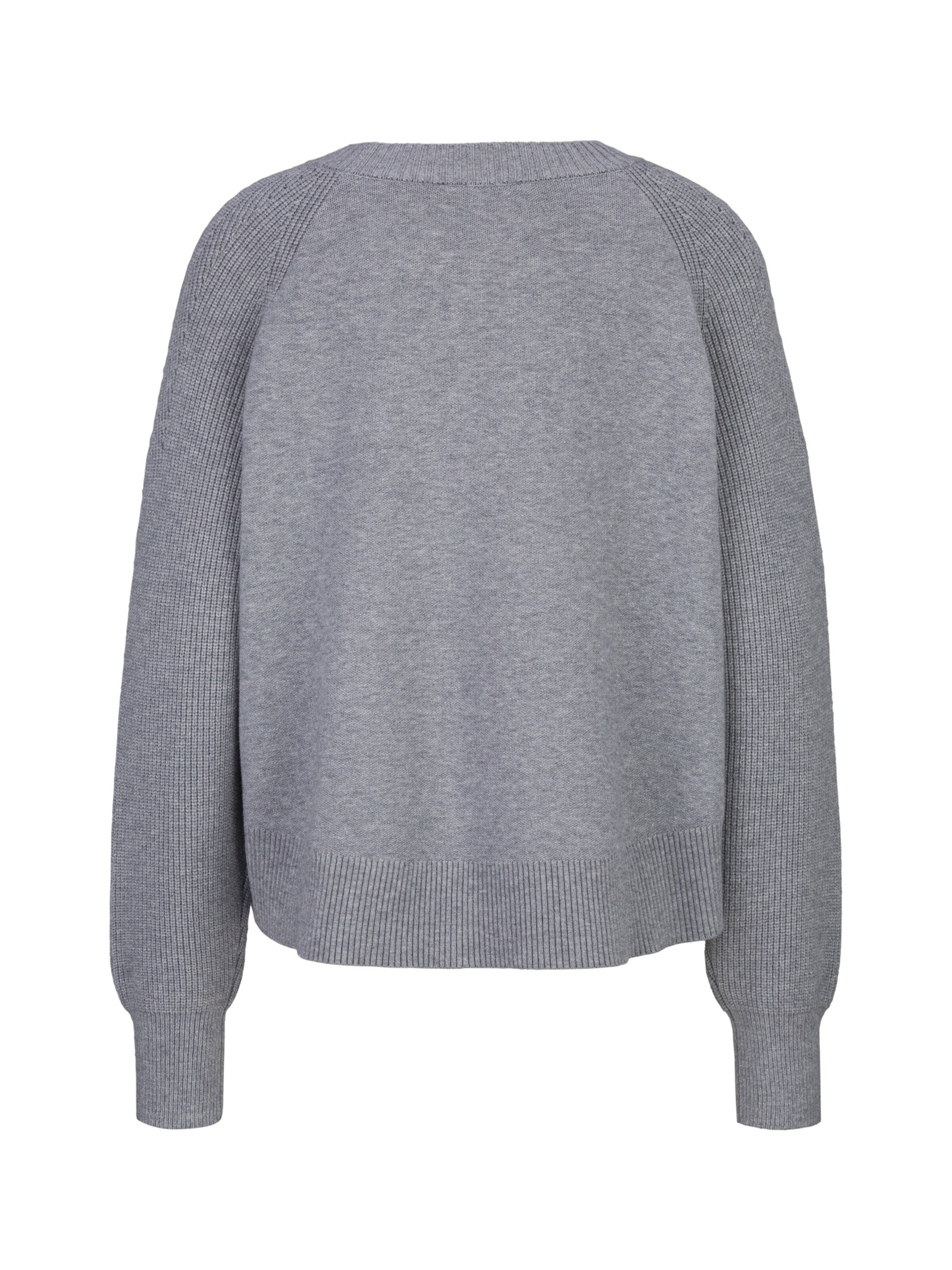 19V69 ITALIA Pullover in Grau: Rückseite