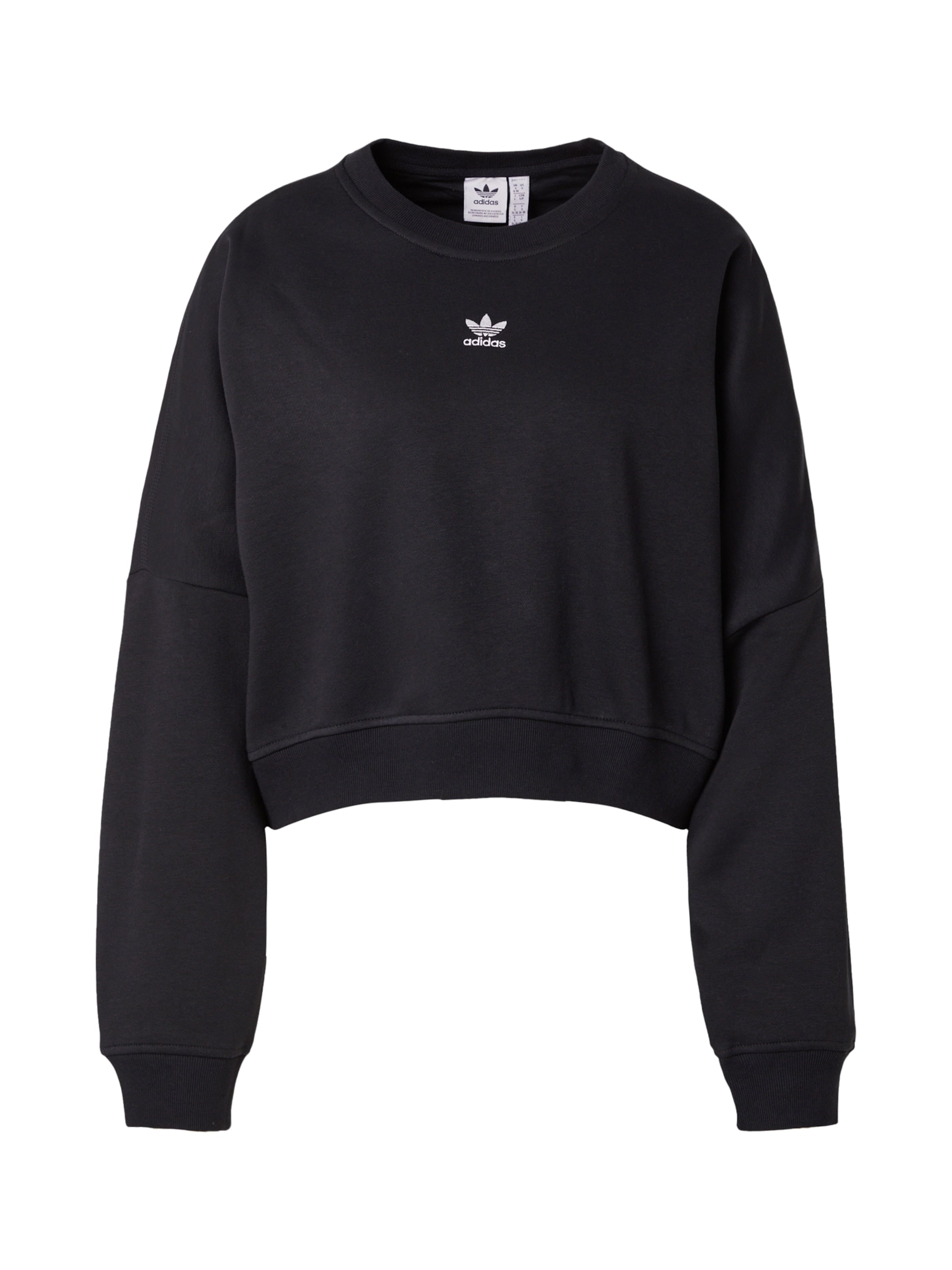 ADIDAS ORIGINALS Sweatshirt 'Essentials' i sort: forside