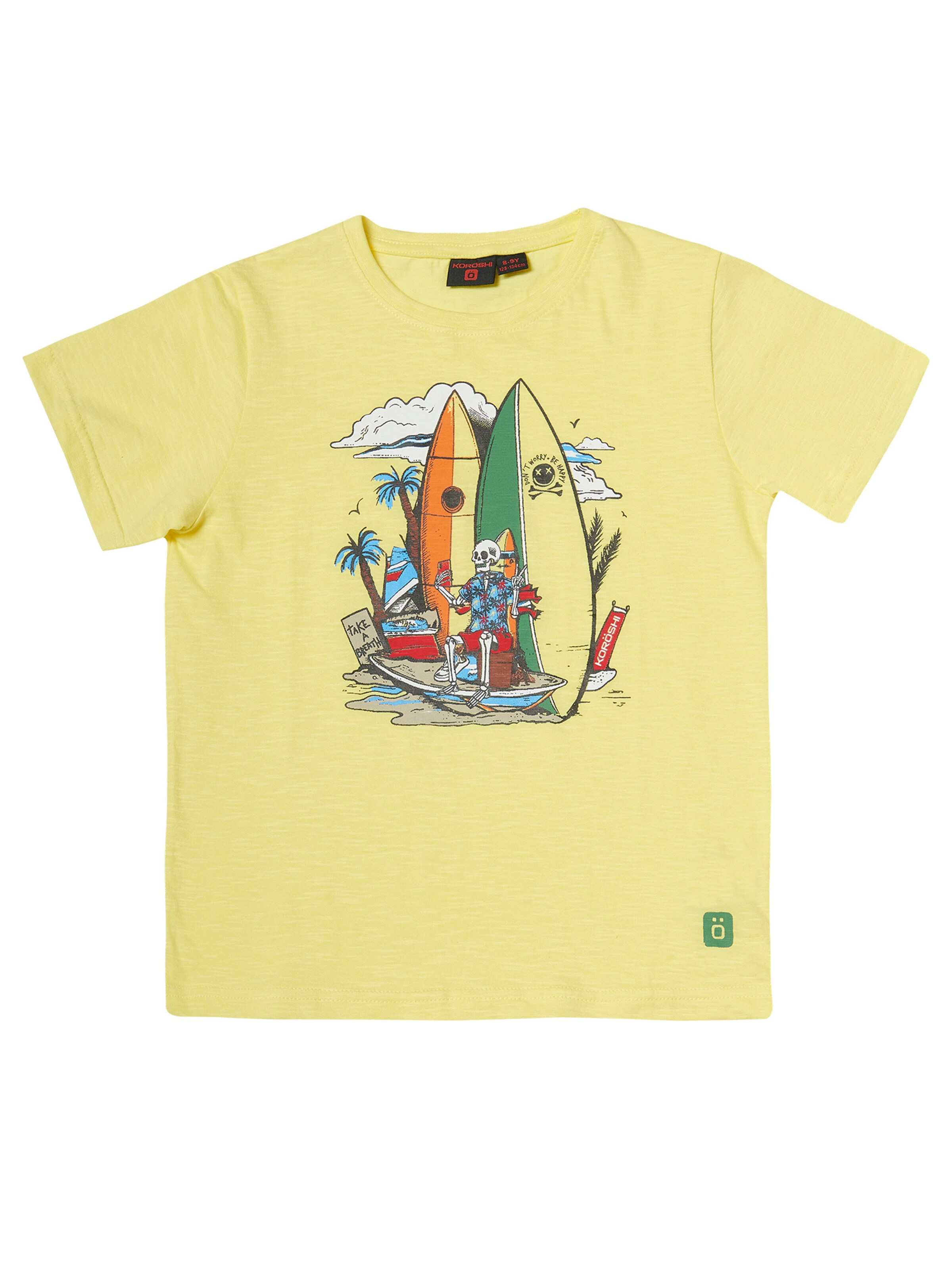 KOROSHI Shirt in Yellow: front