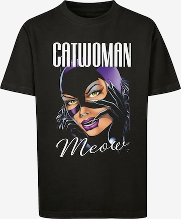 T-Shirt 'DC Comis Superhelden Batman Catwoman Feline Fatale' F4NT4STIC en noir : devant