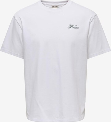 ONLY Shirt in Wit: voorkant