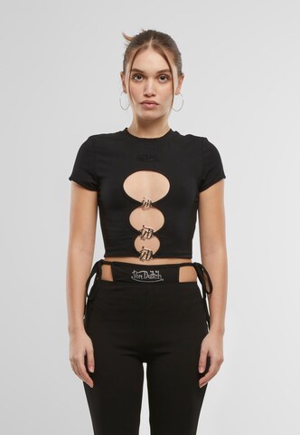 T-shirt 'Angela' Von Dutch Originals en noir : devant