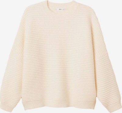 MANGO Pullover in nude / weiß, Produktansicht