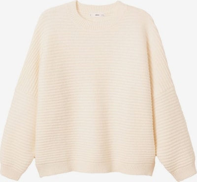 MANGO Pullover in nude / weiß, Produktansicht