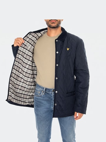 Lyle & Scott Between-season jacket 'Quilted Jacket Dark Navy' in Blue