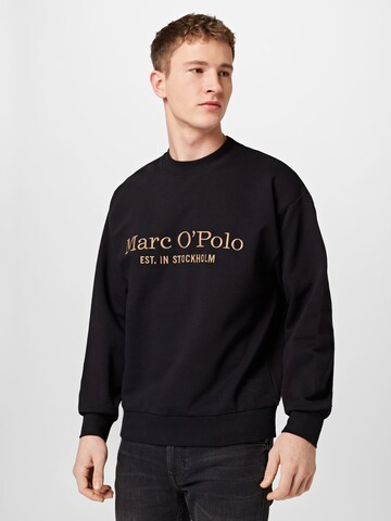 Marc O'Polo Sweatshirt in Schwarz: Vorderseite