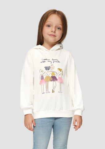 s.Oliver Sweatshirt in White: front