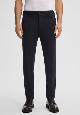 Coupe slim Pantalon à plis 'Tius' STRELLSON en bleu : devant