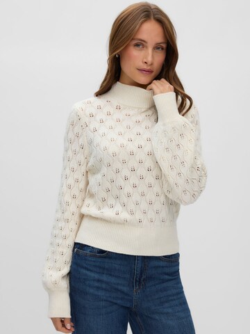 Pull-over VERO MODA en beige : devant