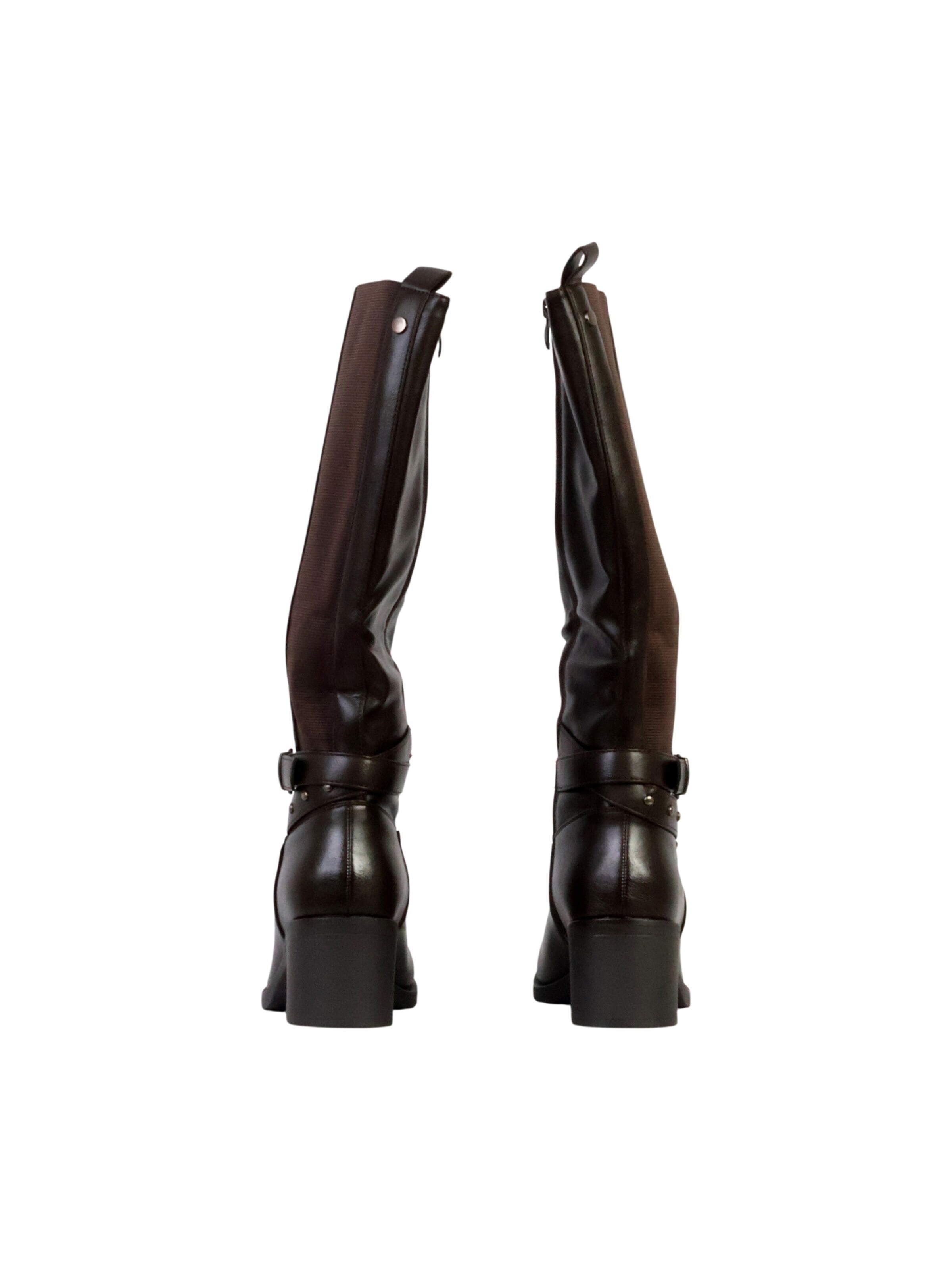 Super Mode - Botas 'Supermodische Stiefel mit Reißverschluss' en marrón