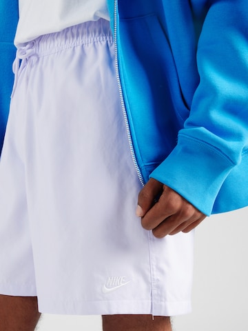 Nike Sportswear Loose fit Trousers 'Club' in Purple