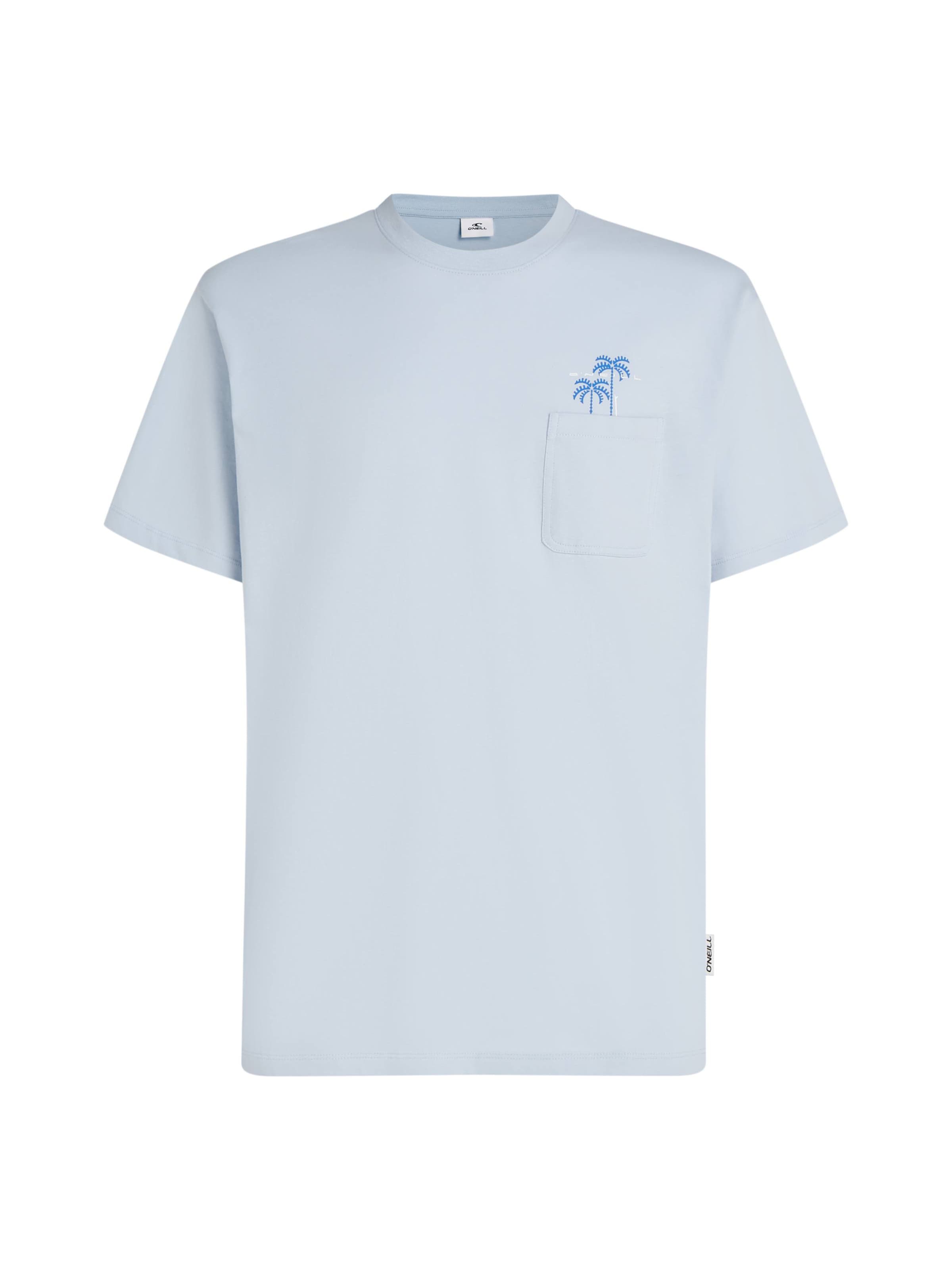 O'NEILL T-Shirt in azur / hellblau / weiß, Produktansicht