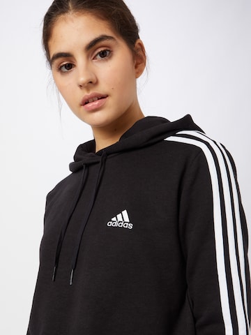 melns ADIDAS SPORTSWEAR Sportiska tipa džemperis 'Essentials'