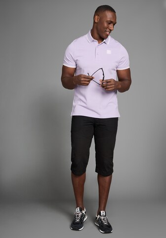 DELMAO Poloshirt in Lila