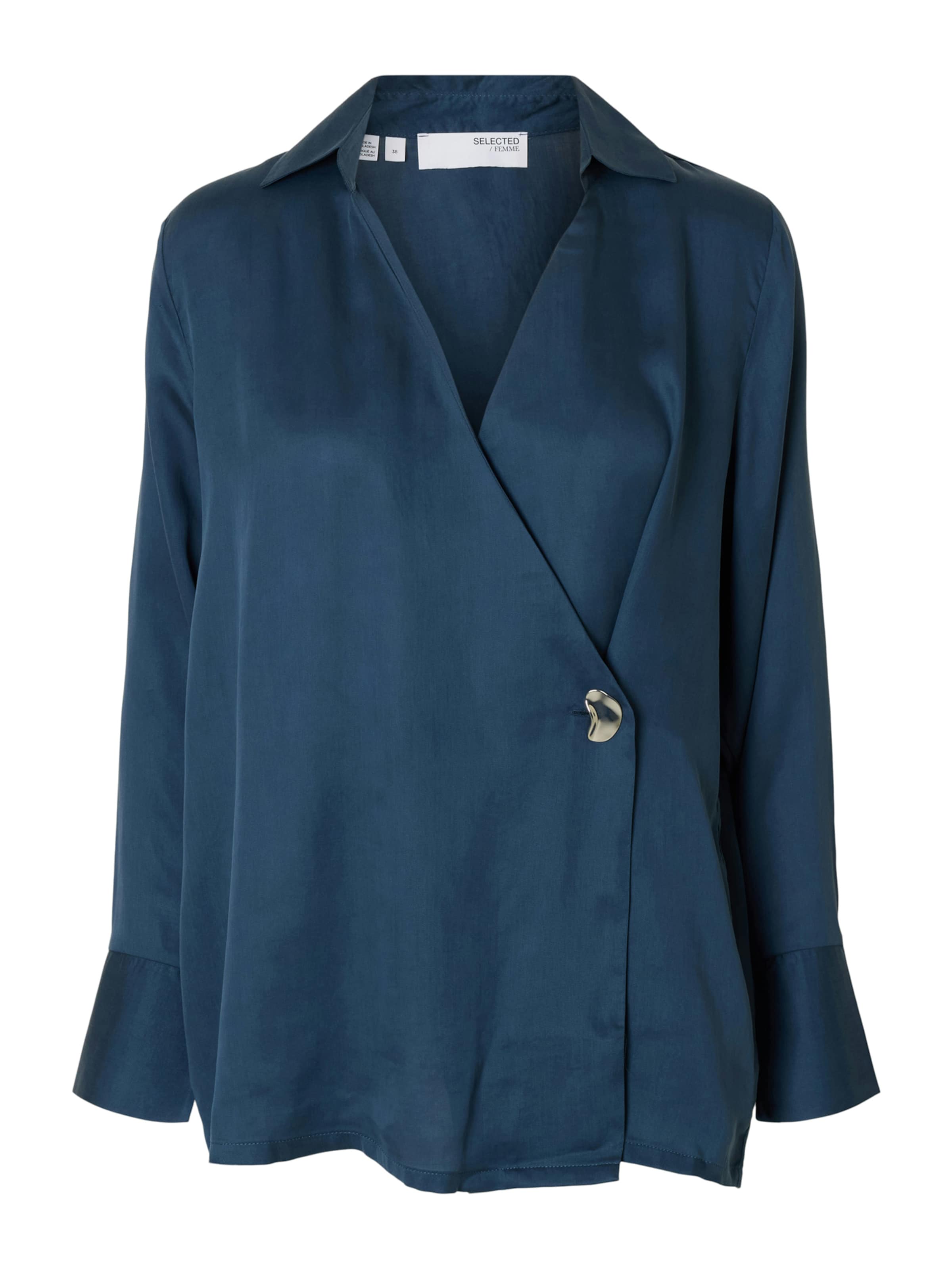 SELECTED - Blusa 'SLFJolly' em azul: frente