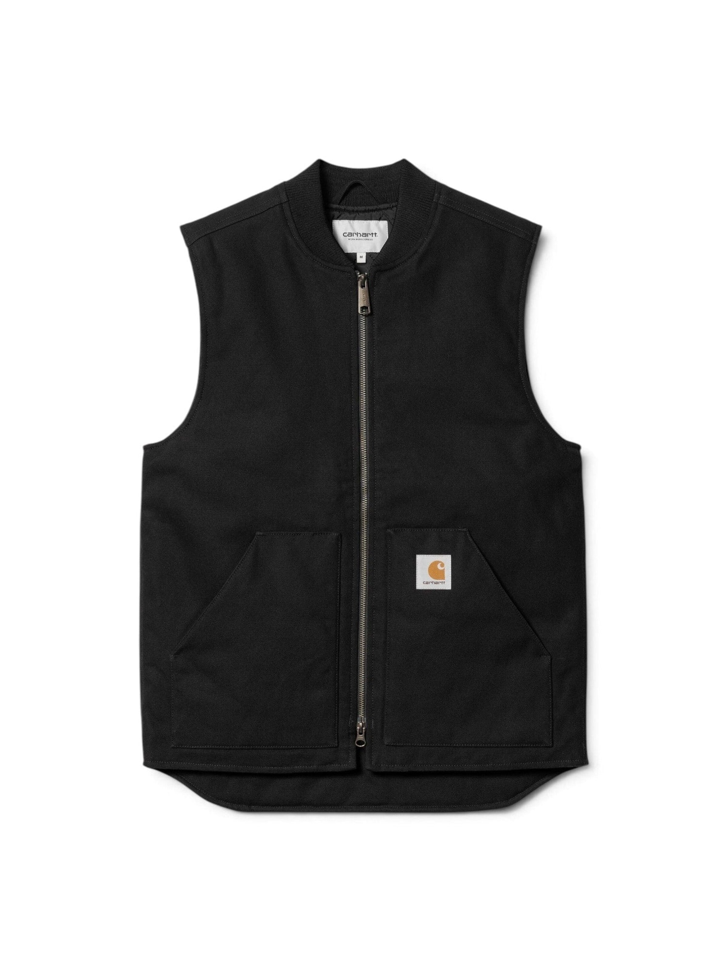 Gilet 'CLASSIC VEST BLACK RIGID' di Carhartt WIP in nero: frontale
