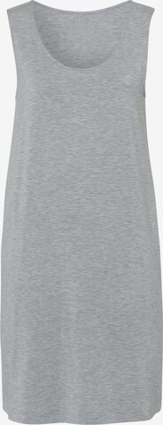 Chemise de nuit ' Natural Elegance  ' Hanro en gris : devant