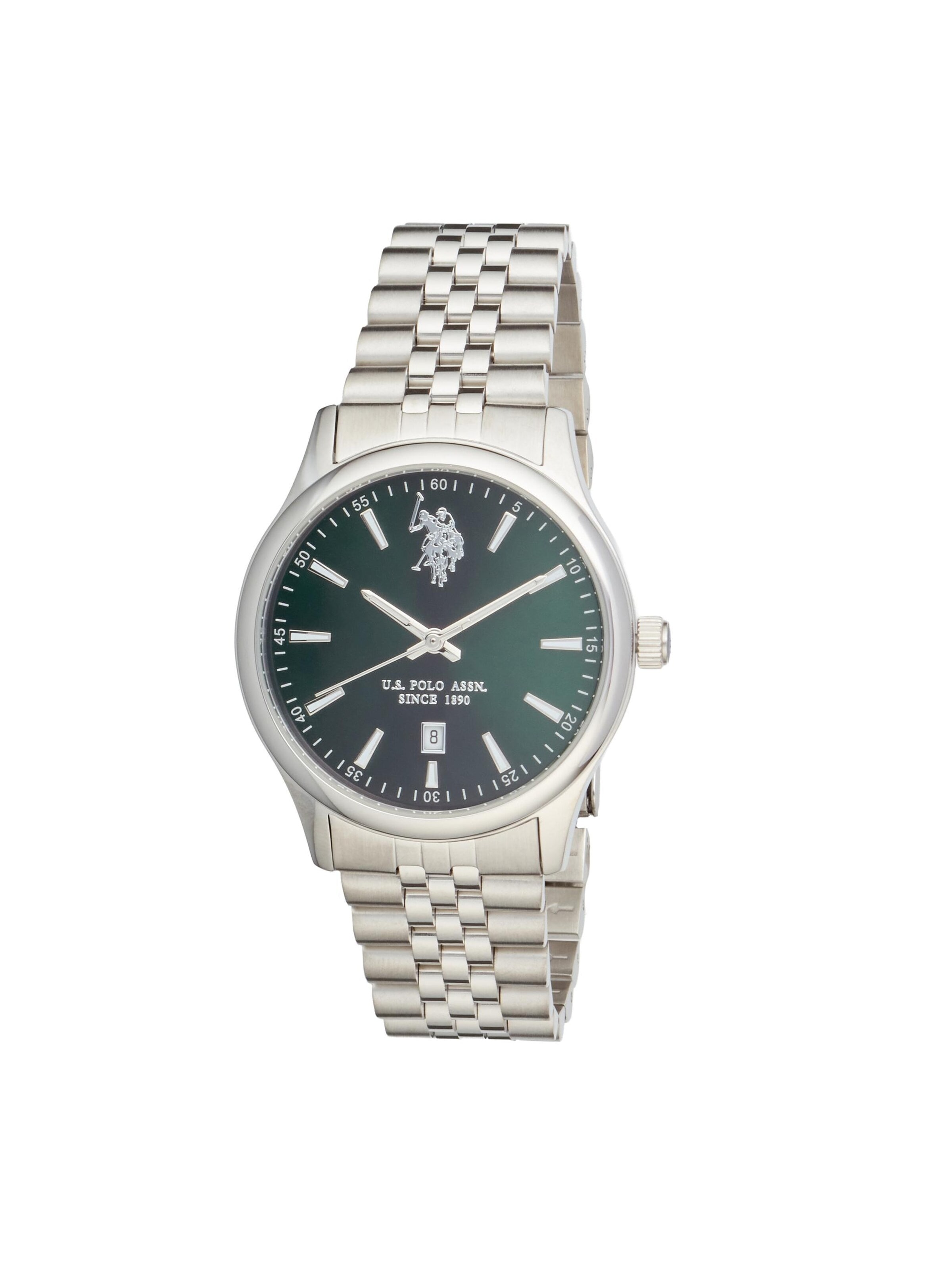 Montre à affichage analogique 'Aiden Steel' U.S. POLO ASSN. en vert : devant