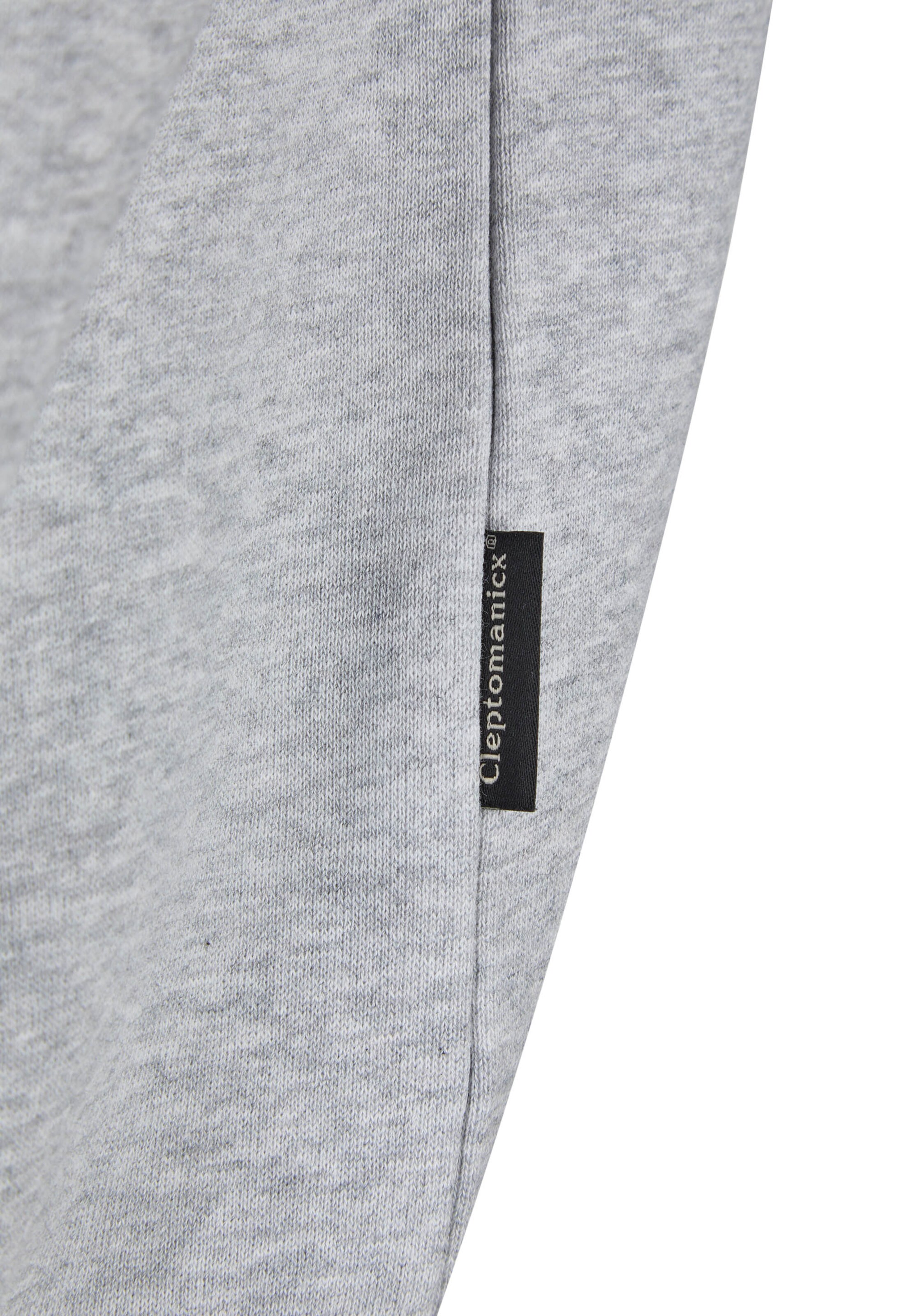Cleptomanicx Sweatshirt 'Hooded Ligull Classic' in Grey