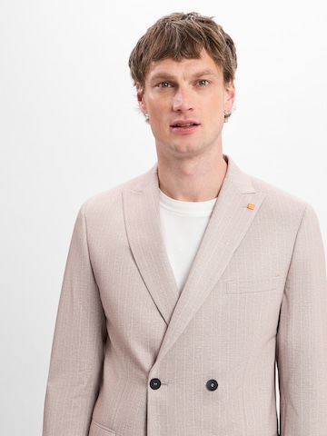 Digel Slim Fit Business-Sakko 'Atos ' in Beige