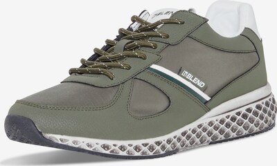 BLEND Sneaker in grün / dunkelgrün, Produktansicht