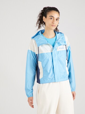 COLUMBIA Outdoorjas 'Flash Challenger' in Blauw: voorkant