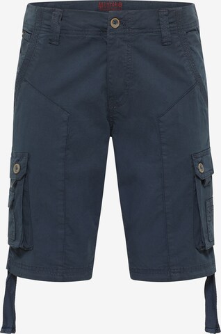 MUSTANG Regular Cargo Pants in Blue: front