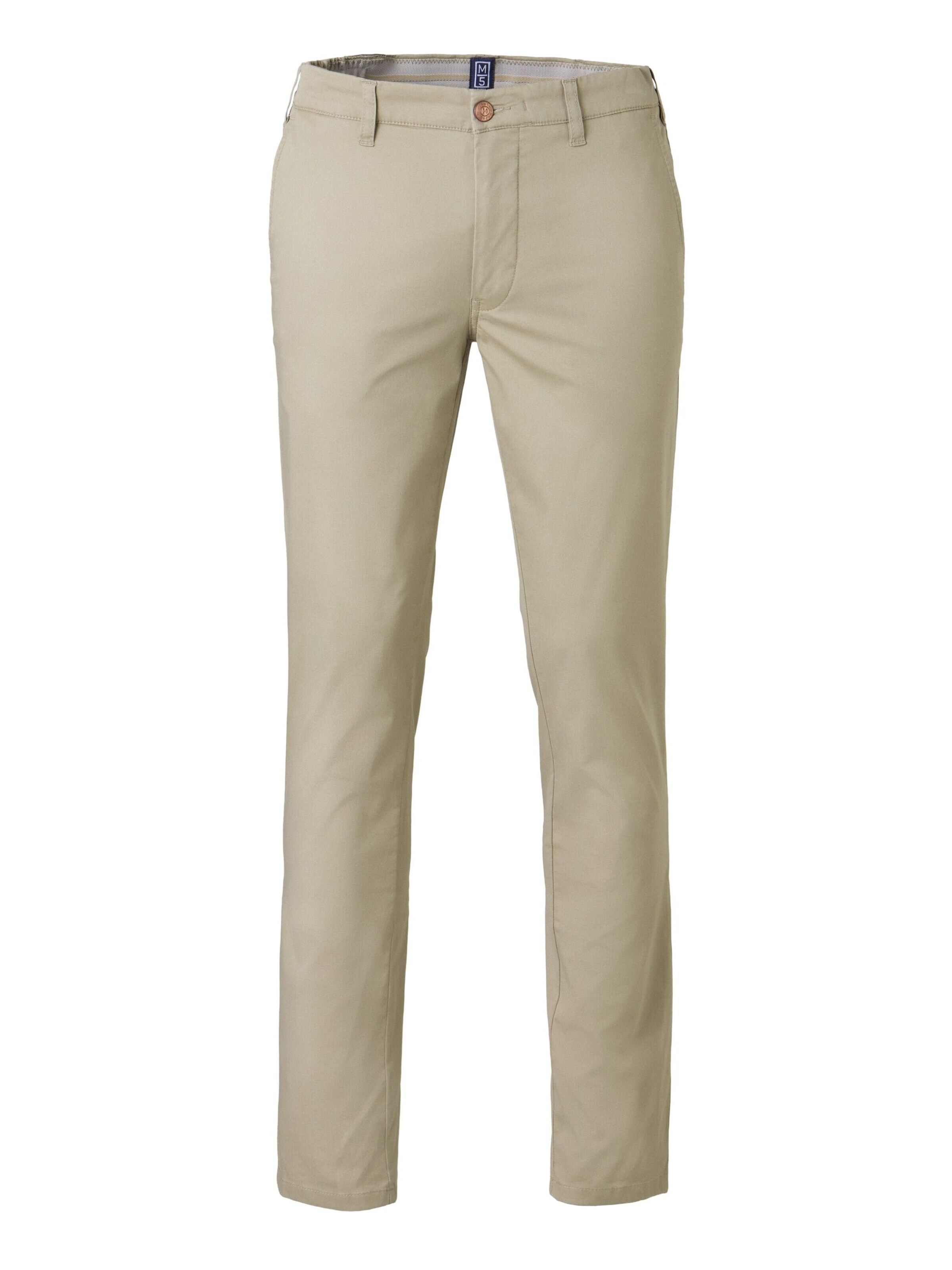 Regular Pantalon chino 'M5 Move' MEYER en gris : devant