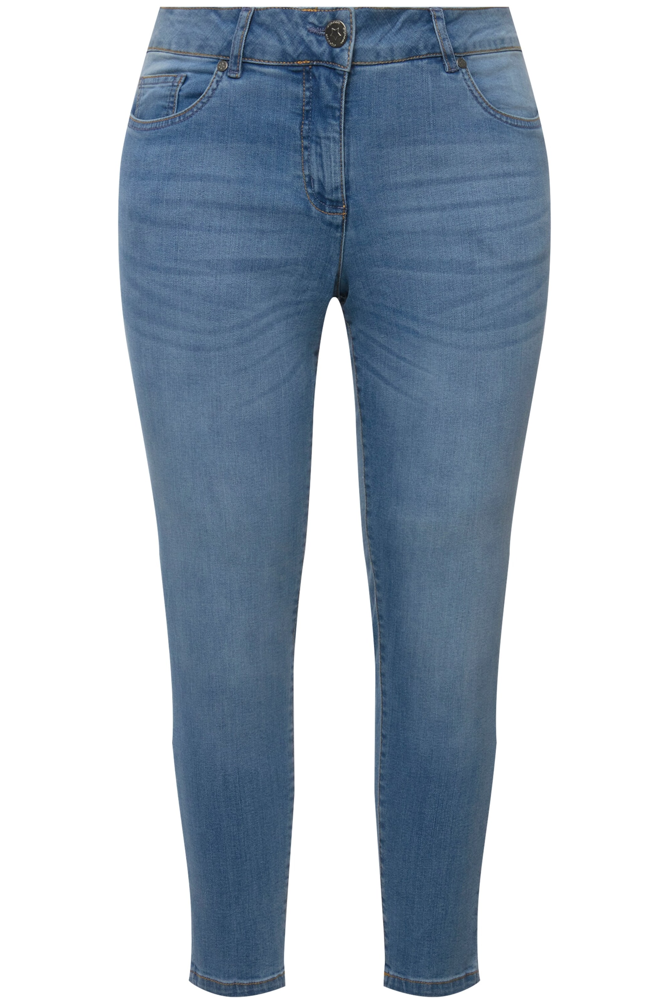 Angel of Style Slimfit Jeans in Blauw: voorkant