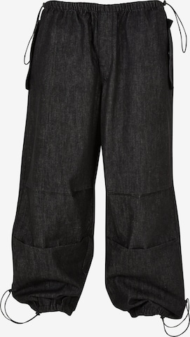 Urban Classics Wide leg Jeans in Zwart: voorkant