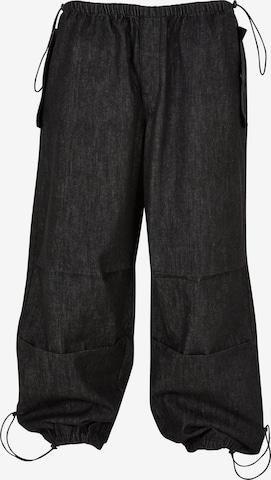 Urban Classics Wide leg Jeans in Black: front