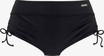 LASCANA Bikini Bottoms in Black: front